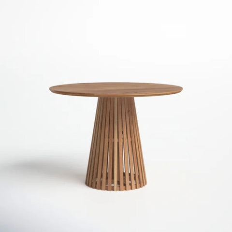 Solid Wood Pedestal Dining Table | Classic Kitchen & Dining Furniture – Oakvello