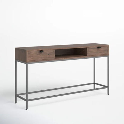 Natural Solid Wood Console Table | Entryway & Hallway Furniture – Oakvello