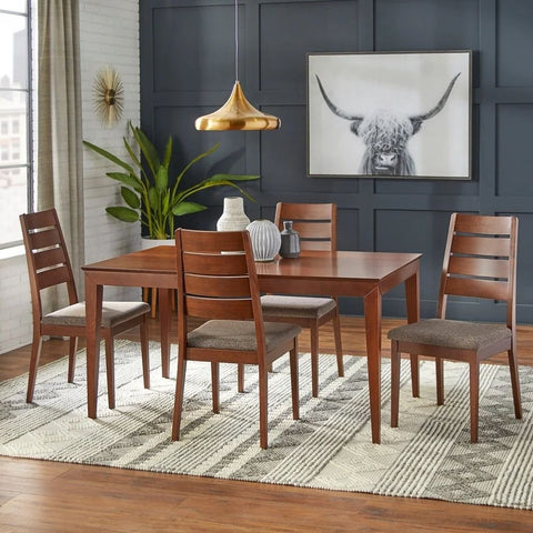 Solid Wood Dining Chair Set of 2 | Premium Kitchen Seating – Oakvello