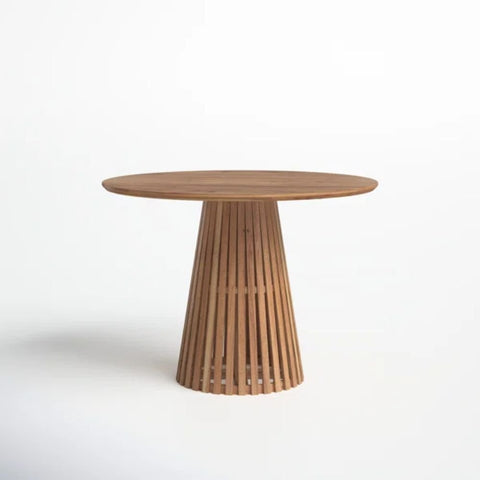 Solid Wood Pedestal Dining Table | Classic Kitchen & Dining Furniture – Oakvello