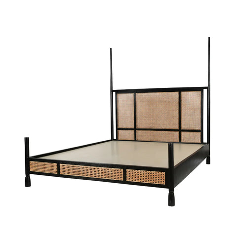 Elara Teak Wood Bed | Ethereal Luxury Bedroom Design – Oakvello