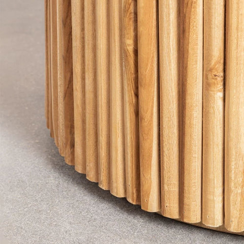 Round Dining Table in Teak Wood (Ø100 cm) Randall