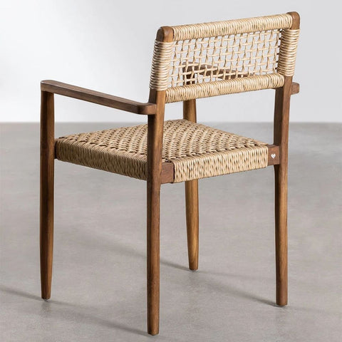 Orebro Solid Teak Wood Dining Chair | Premium Kitchen Seating – Oakvello