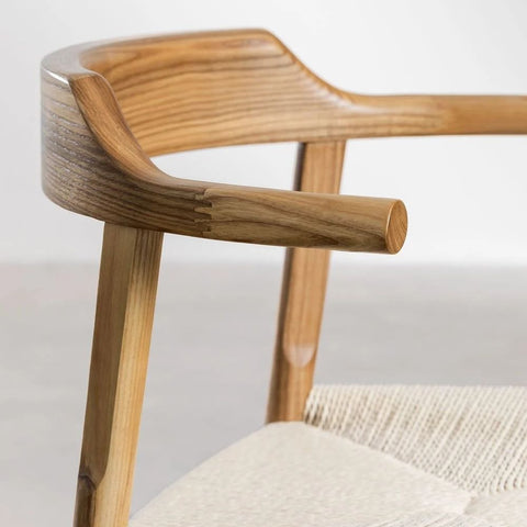 Noel Solid Wood Dining Chair | Classic Kitchen Seating – Oakvello