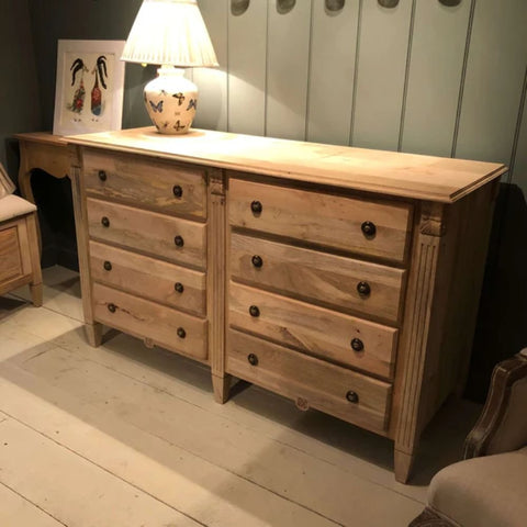 Natural Solid Wood Chest of Drawers | Bedroom Storage Dresser – Oakvello