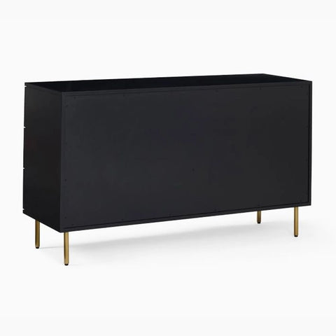 Ida Woven 6-Drawer Dresser | Rattan Weave Solid Wood Bedroom Storage – Oakvello