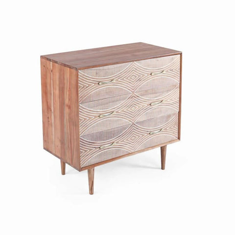 Solid Wood Sideboard Cabinet | Versatile Living Room Storage – Oakvello