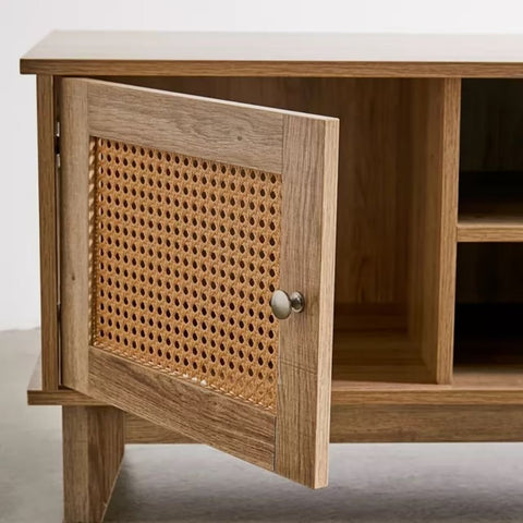 Solid Wood Media Console | Sleek TV Stand & Living Room Storage – Oakvello