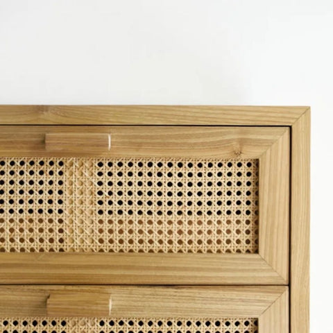 Sunshine Solid Wood Chest of Drawers | Bright Bedroom Storage Dresser – Oakvello