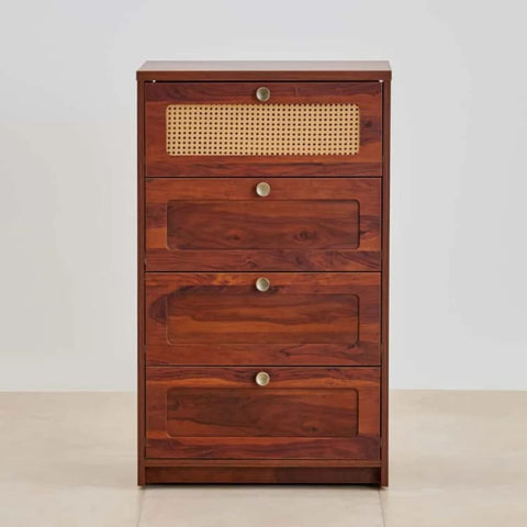 4-Drawer Solid Wood Chest of Drawers | Bedroom Storage Dresser – Oakvello