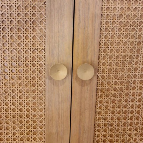 Jodhpuri Bali Style Solid Wood Wardrobe | Handcrafted Bedroom Storage – Oakvello