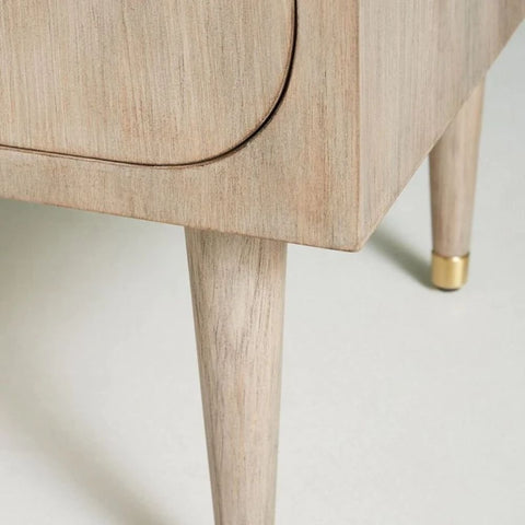 Hand Carved Land & Sky Bar Cabinet | Fox Design Solid Wood – Oakvello