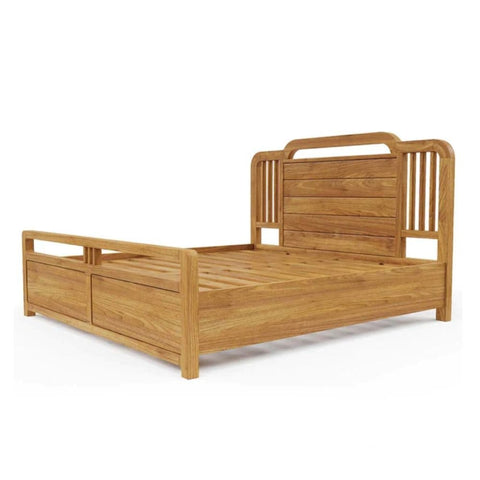 Solid Wood Bed | Sturdy Hardwood Bedroom Furniture – Oakvello