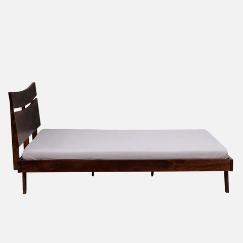 Ajmeri Classic Solid Mango Wood Bed | Timeless Bedroom Furniture – Oakvello