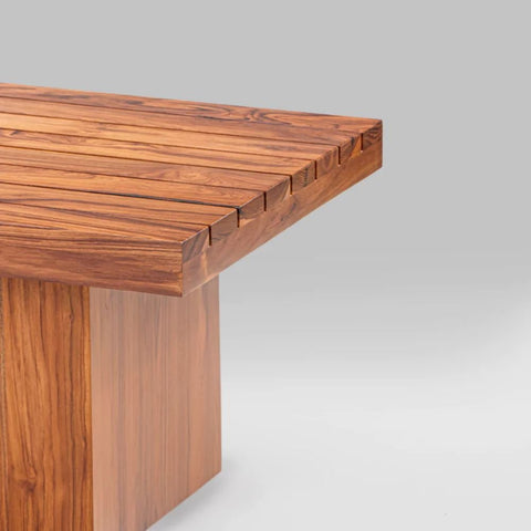 Classic Solid Sheesham Wood Dining Table | Premium Kitchen Furniture – Oakvello