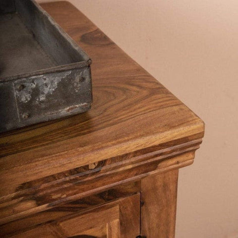 Ajmeri Solid Sheesham Wood Sideboard | Premium Living Room Storage – Oakvello