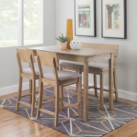 Solid Wood Dining Table | Modern Hardwood Kitchen Furniture – Oakvello