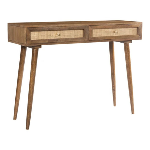 Solid Wood Study Desk | Ergonomic Home Office Writing Table – Oakvello