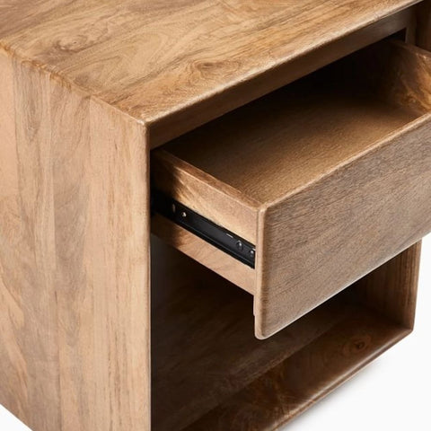 Solid Wood Side Table | Living Room Accent Furniture – Oakvello