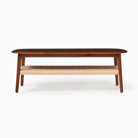 Solid Wood Coffee Table | Natural Hardwood Living Room Centre Table – Oakvello