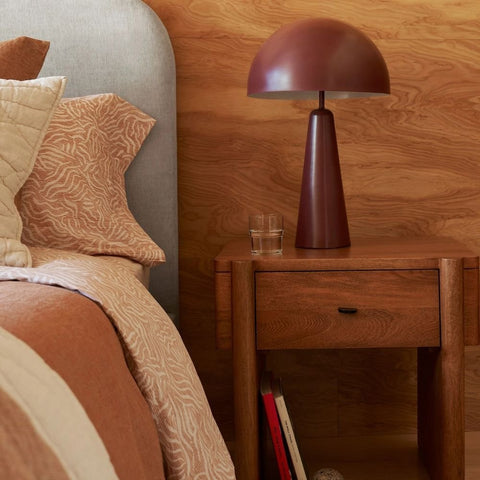 Otto Solid Wood Bedside Table | Bedroom Nightstand – Oakvello