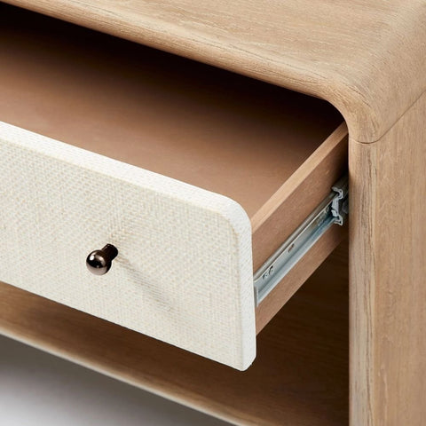 Modern Solid Wood Bedside Table | Sleek Bedroom Nightstand – Oakvello