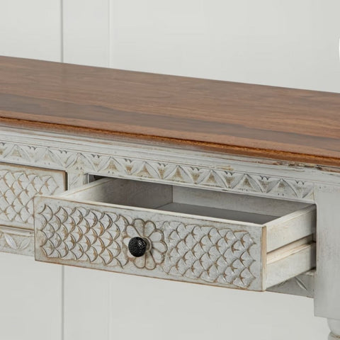 Handcrafted Solid Wood Console Table | Heritage Entryway Furniture – Oakvello