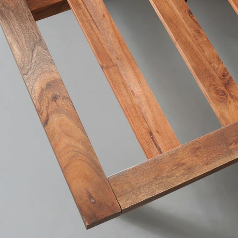 Unique Solid Acacia Wood Bed | Statement Bedroom Furniture – Oakvello