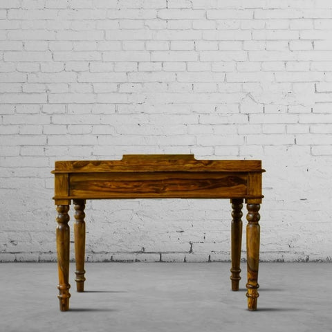 Solid Sheesham Wood Study Table | Home Office Writing Desk – Oakvello