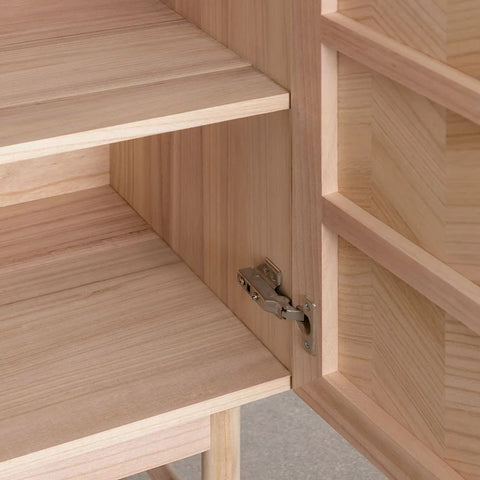 Garrik Solid Wood Sideboard | Living Room Storage Cabinet – Oakvello