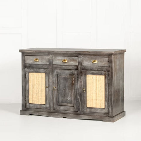 Solid Sheesham Wood Sideboard | Premium Living Room Storage Cabinet – Oakvello
