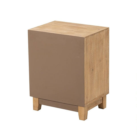 3-Drawer Bedside Table | Wood Finish Nightstand with Storage – Oakvello