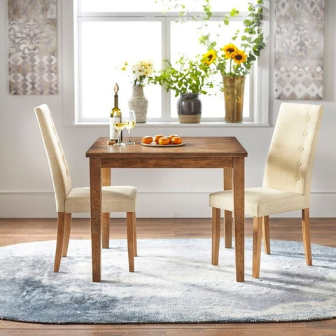 Modern Contemporary Solid Wood Dining Table | Sleek Kitchen Furniture – Oakvello