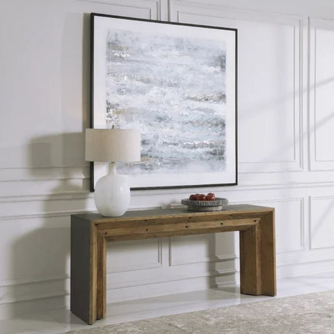 Jaipuri Solid Wood Console Table | Heritage Handcrafted Entryway Furniture – Oakvello