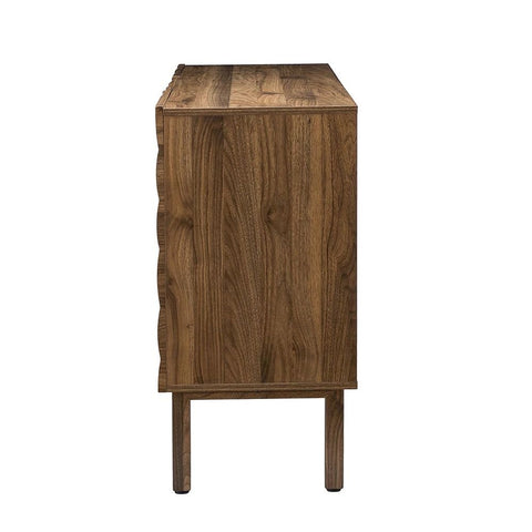 Solid Wood Sideboard Cabinet with 3 Doors | Living Room Storage – Oakvello
