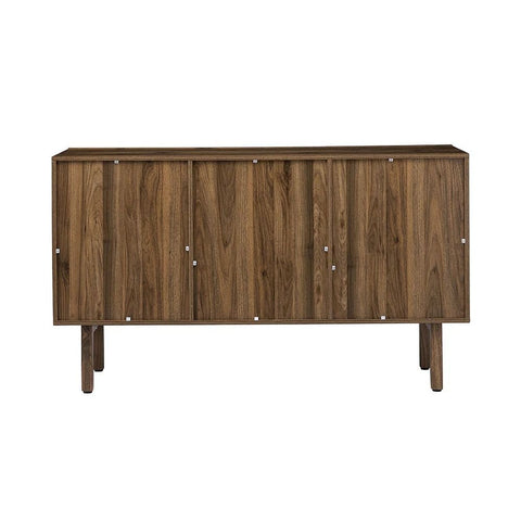 Solid Wood Sideboard Cabinet with 3 Doors | Living Room Storage – Oakvello