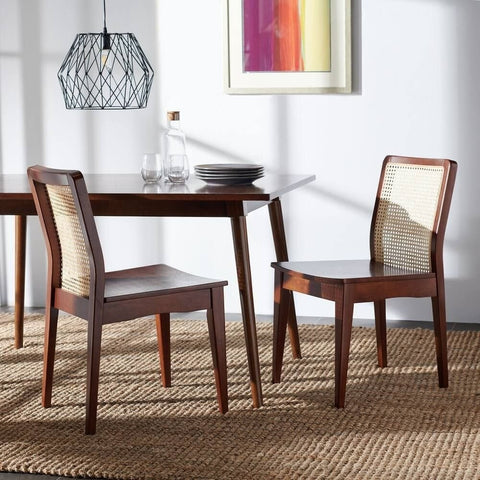 Solid Wood Dining Chair Set of 2 | Classic Kitchen & Dining Seating – Oakvello