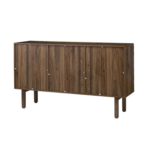 Solid Wood Sideboard Cabinet with 3 Doors | Living Room Storage – Oakvello