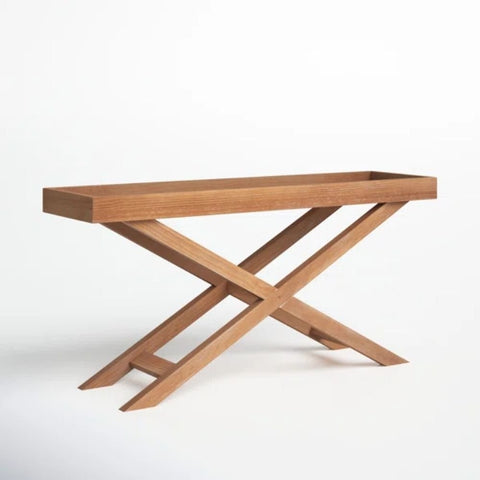 Jodhpur Solid Wood Console Table | Heritage Handcrafted Entryway Furniture – Oakvello