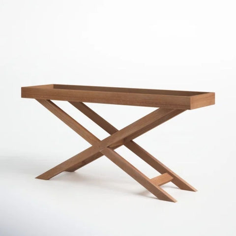 Jodhpur Solid Wood Console Table | Heritage Handcrafted Entryway Furniture – Oakvello