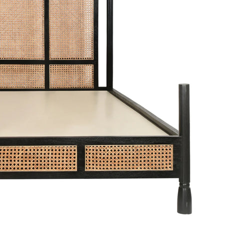 Elara Teak Wood Bed | Ethereal Luxury Bedroom Design – Oakvello