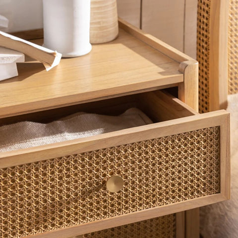 Solid Wood 6-Drawer Chest of Drawers | Bedroom Storage Dresser – Oakvello