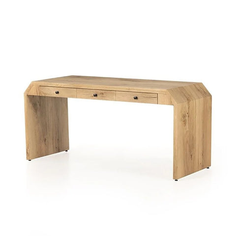 Frasier Solid Wood Study Table | Stylish Home Office Writing Desk – Oakvello