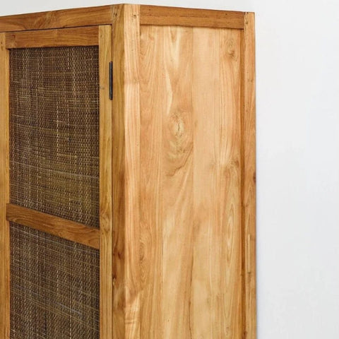 Solid Wood Tall Cabinet & Wardrobe | Bedroom Storage Furniture – Oakvello