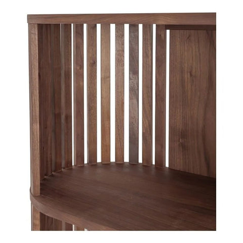 3-Shelf Solid Mango Wood Bookshelf | Living Room Display Storage – Oakvello