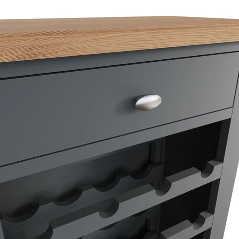 Solid Wood Wine Cabinet | Elegant Home Bar Storage Furniture – Oakvello