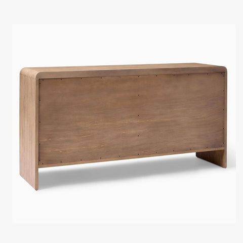 Modern 6-Drawer Solid Wood Dresser | Bedroom Storage Chest – Oakvello