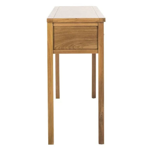 Oak Finish Solid Wood Console Table | Entryway & Hallway Furniture – Oakvello