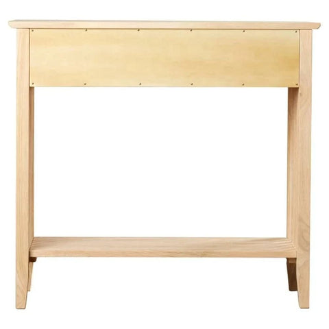 2-Drawer Solid Wood Console Table | Entryway & Hallway Furniture – Oakvello
