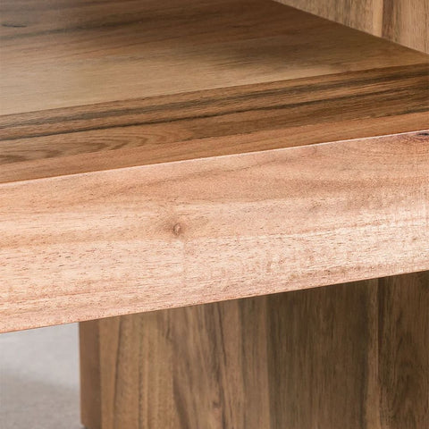 Acacia Wood TV Cabinet | Solid Wood Media Console & Storage – Oakvello